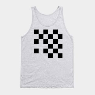 checkboard geometric design Tank Top